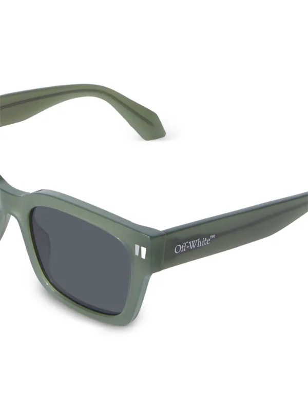 Off-White Eyewear Midland square-frame Sunglasses | Green  display picture 1