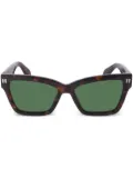 Off-White Eyewear Cincinnati rectangle-frame sunglasses - Brown