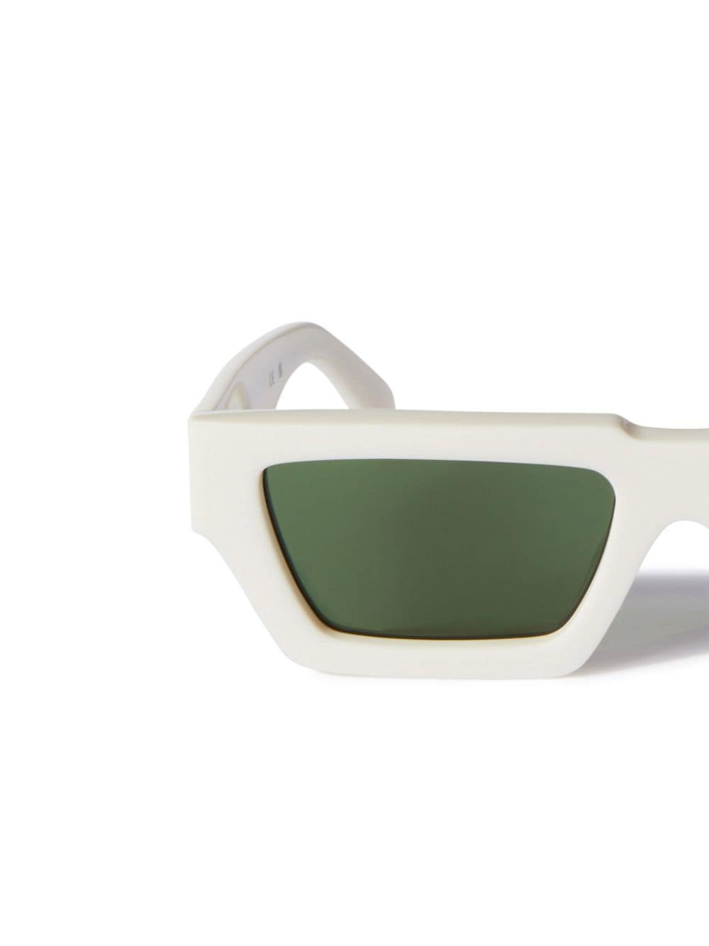 Off-White Manchester zonnebril met vierkant montuur Wit
