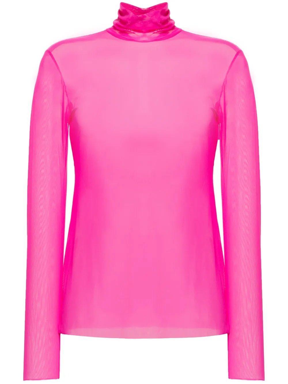 Hebe Studio semisheer rollneck Top Farfetch