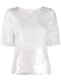 P.A.R.O.S.H. sequinned T-shirt - Neutrals