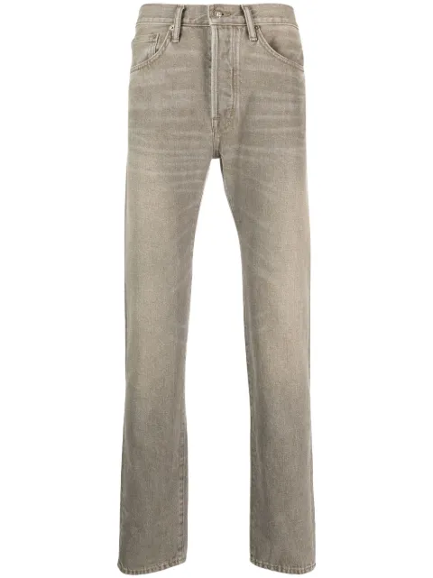 TOM FORD logo-patch slim-fit jeans