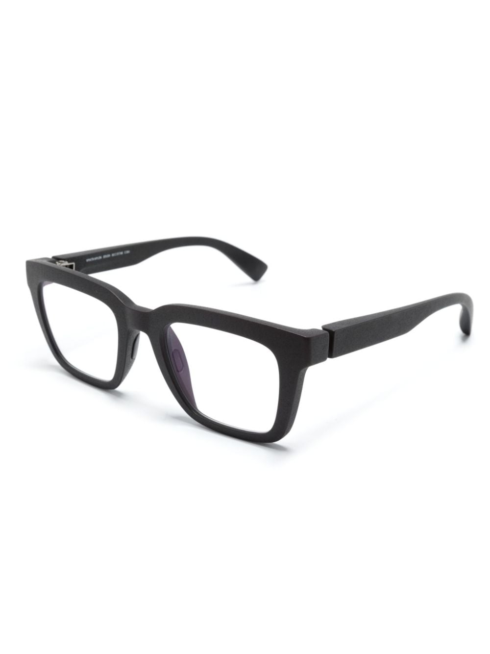 Shop Mykita Souda Square-frame Glasses In Black
