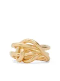 Completedworks 18kt yellow gold knot ring