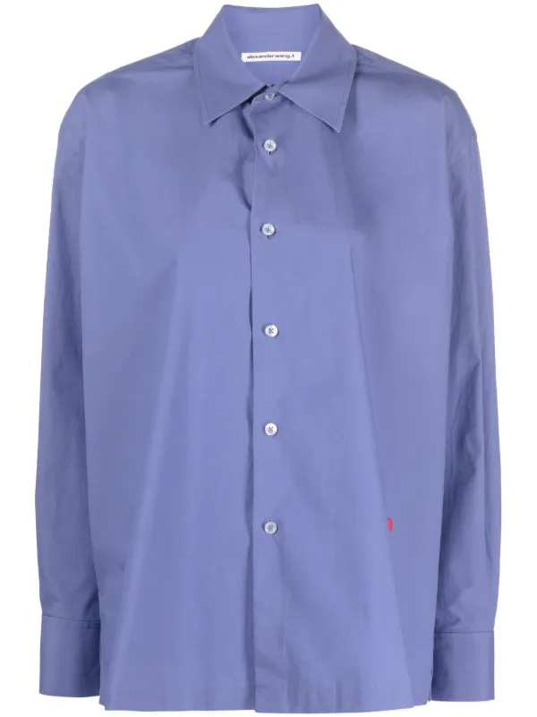 Blue apple shirt best sale