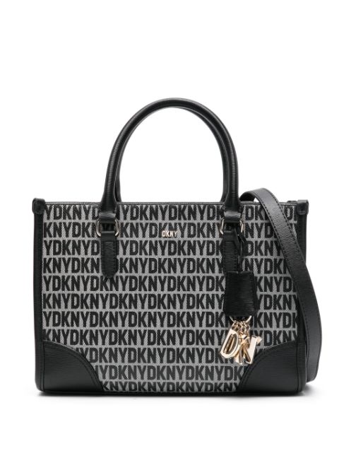 DKNY monogram faux-leather tote bag