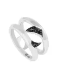 Stephen Webster Double Thorn sapphire ring - Silver