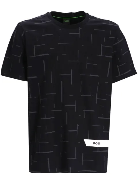 BOSS Camiseta com estampa de logo 