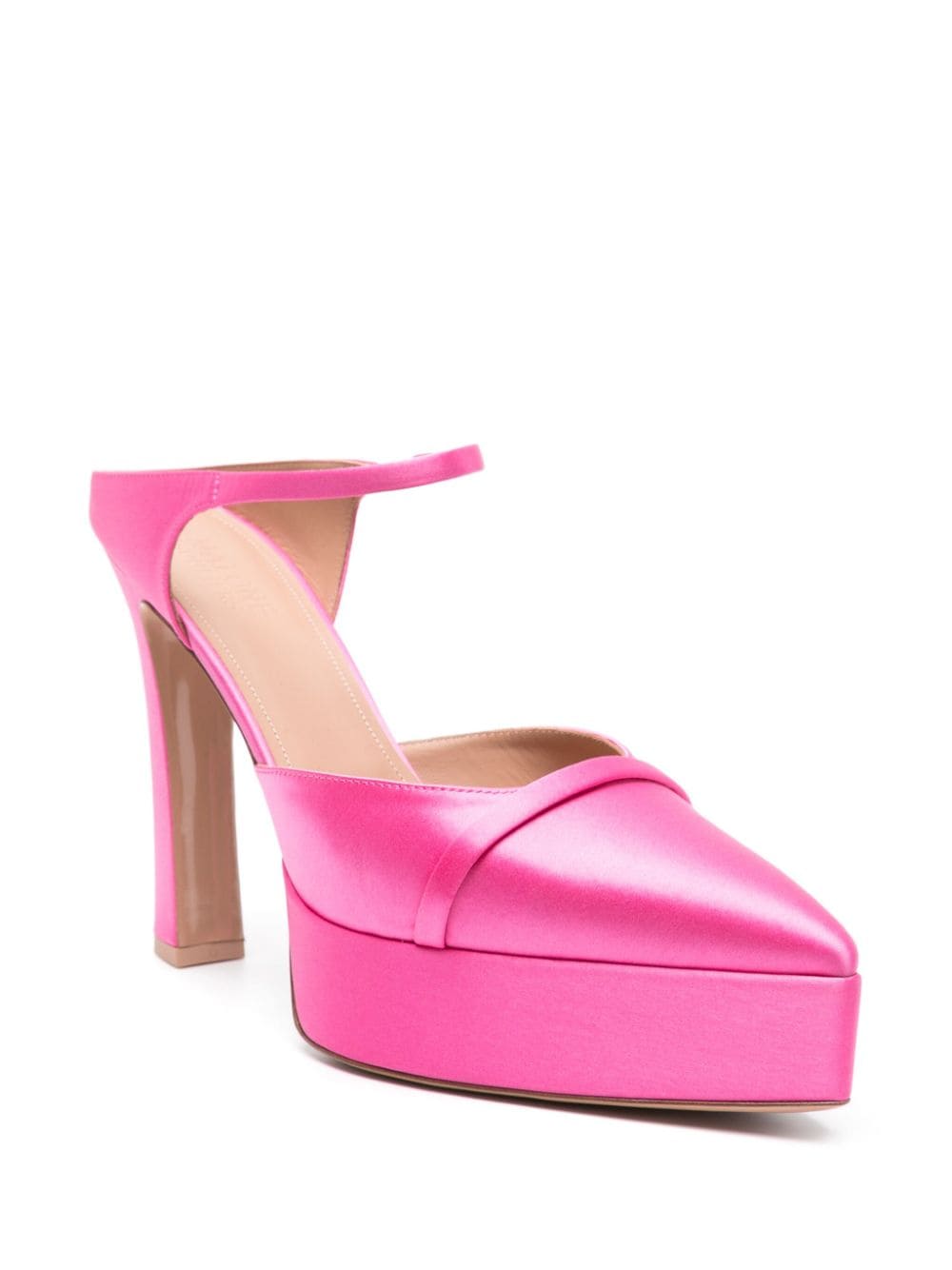 Malone Souliers Uma satijnen pumps - Roze