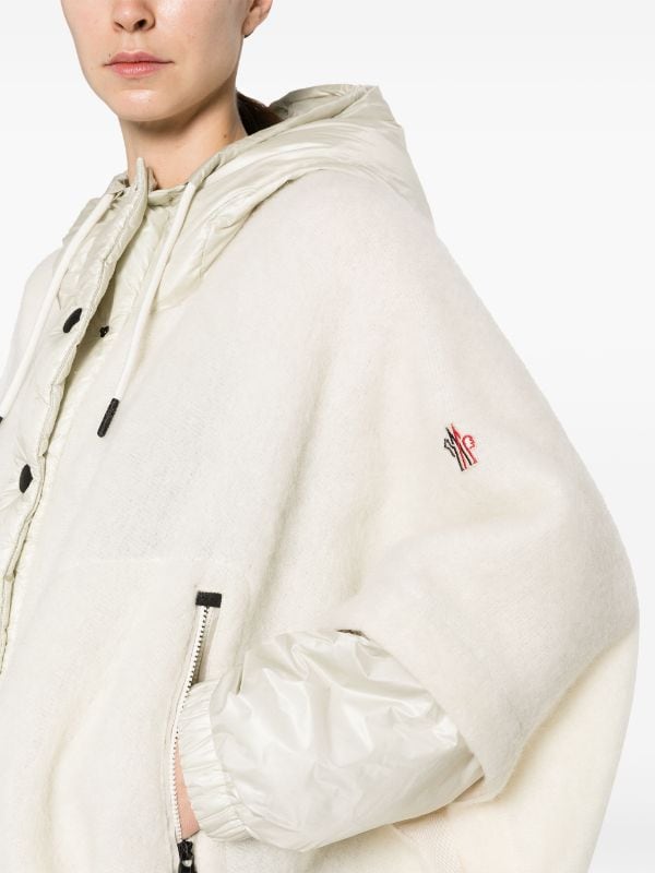 Moncler Grenoble Hooded Fleece Cape - Farfetch