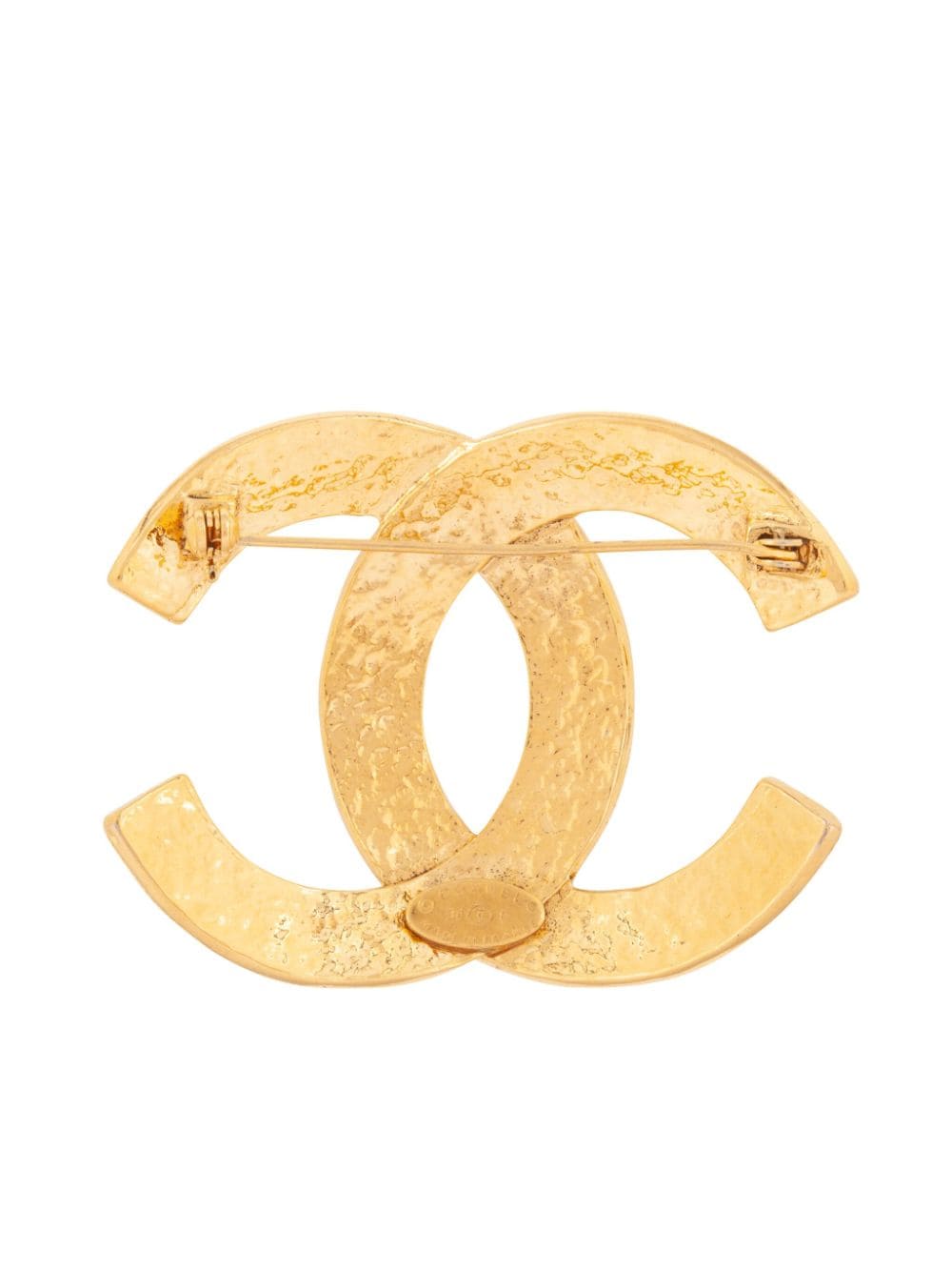 CHANEL Pre-Owned 1994 CC logo brooch - Goud