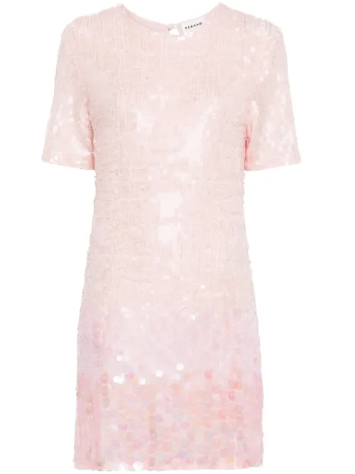 Robe courte Gigi à sequins - P.A.R.O.S.H. - Modalova