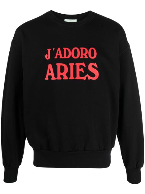Aries J'Adoro Aries cotton sweatshirt