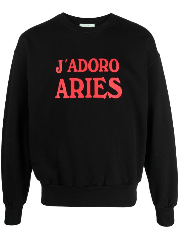 Aries cotton t-shirt black color