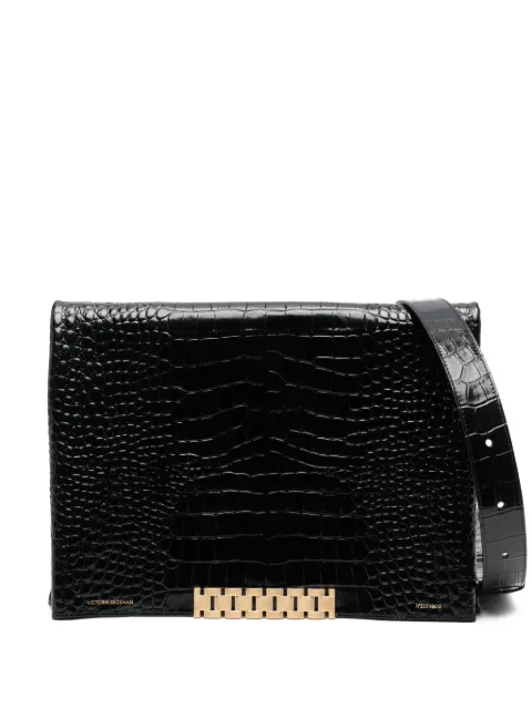 Victoria Beckham Jumbo Chain leather clutch bag