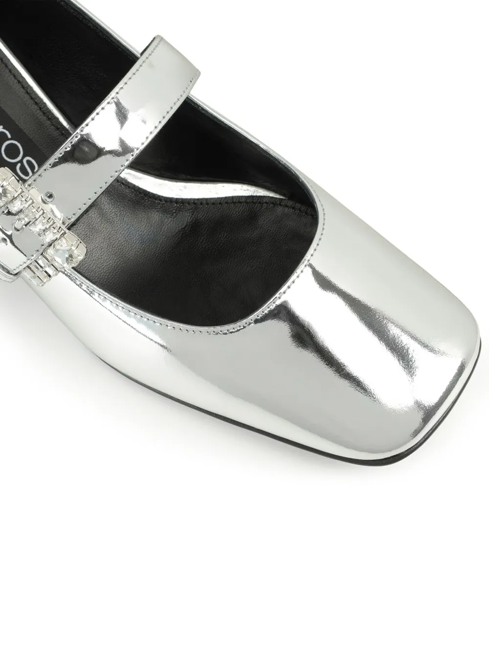 Sergio Rossi SR Twenty 45mm leather pumps Silver