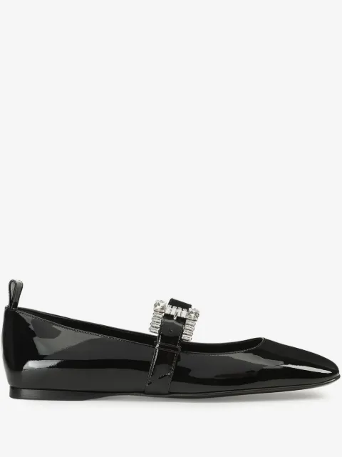 Sergio Rossi Sr Twenty leather ballerina shoes