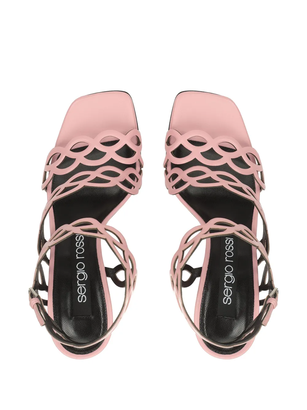 Shop Sergio Rossi Mermaid Stiletto Sandals In 粉色