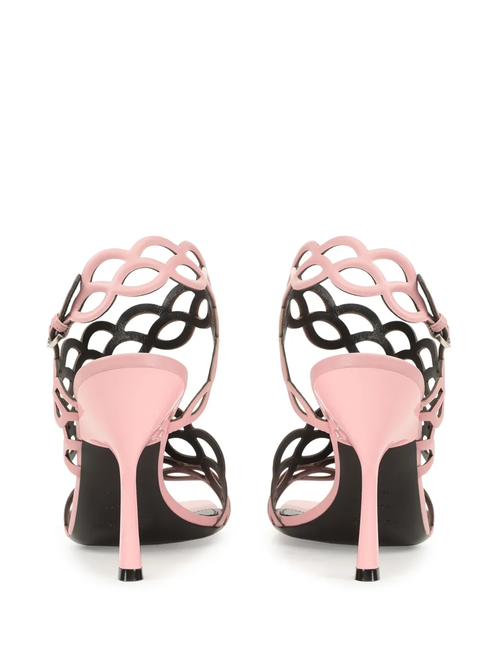 Shop Sergio Rossi Mermaid Stiletto Sandals In 粉色