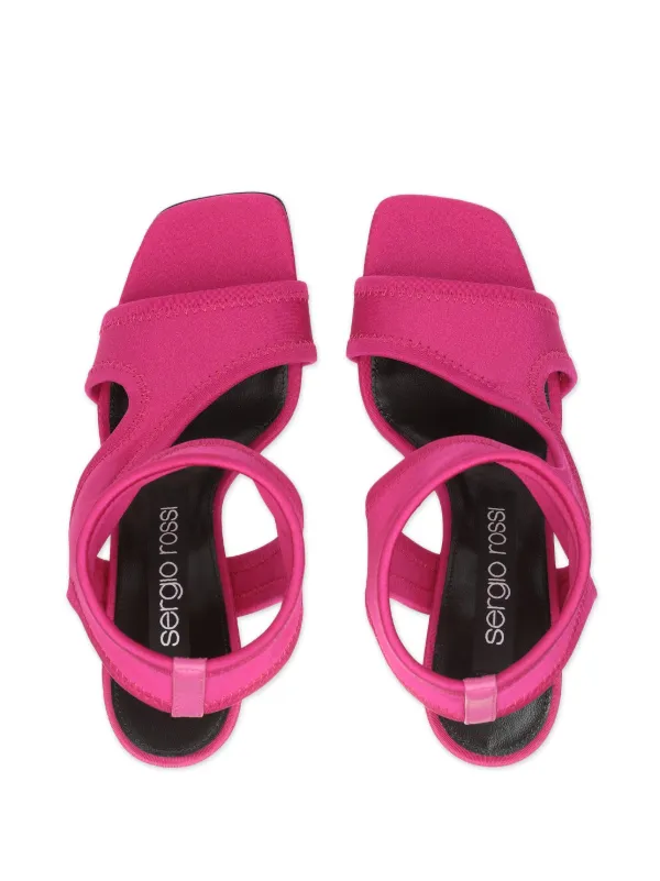 Sergio Rossi◆Janeサンダル サンダル ブラック フラット: 10mm, sr Jane - Wedges Black