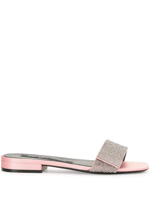Sergio Rossi SR Paris crystal-embellished sandals