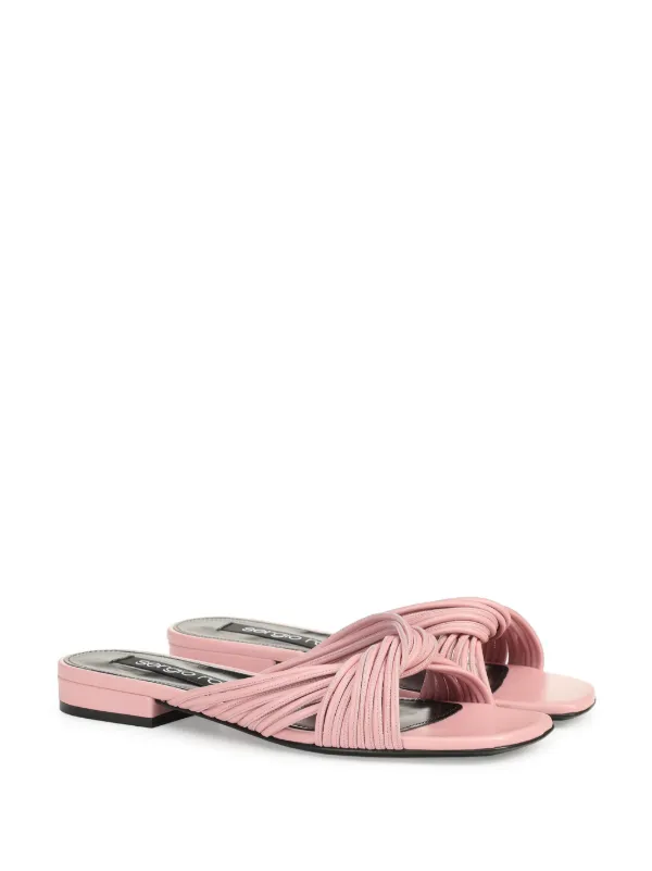 【Sergio Rossi】sr Akida レザー サンダル Sergio Rossi Sr Akida レザーサンダル | ピンク | FARFETCH JP