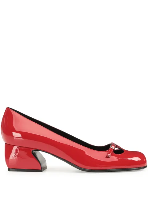 Sergio Rossi 45mm SR Rossi leather pumps