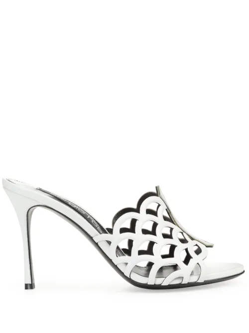 Mules Mermaid 90 mm en cuir - Sergio Rossi - Modalova