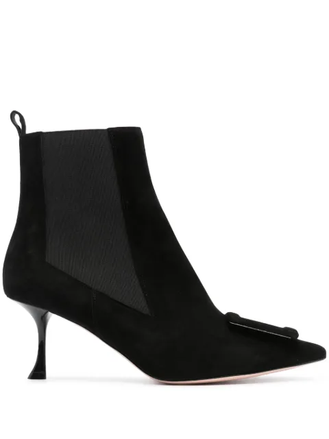 Roger Vivier Viv' in The City 65mm suede ankle boots