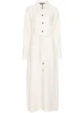 Frenken Parachute shirt dress - White