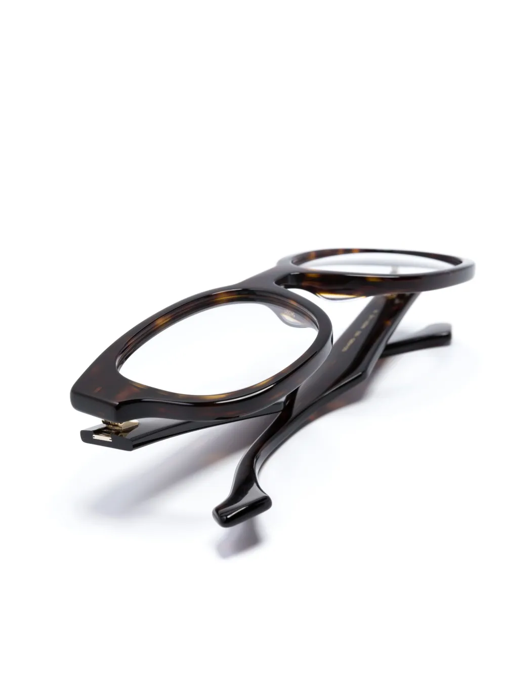 Shop Gucci Tortoiseshell-detailed Wayfarer-frame Glasses In Braun