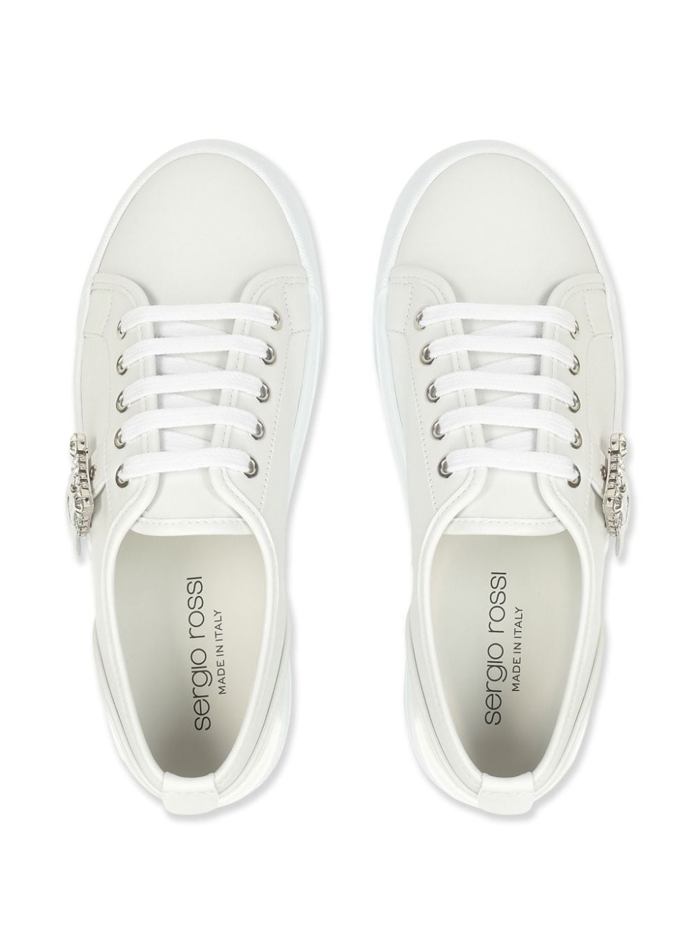 Sergio Rossi Twenty sneakers met plateauzool Wit