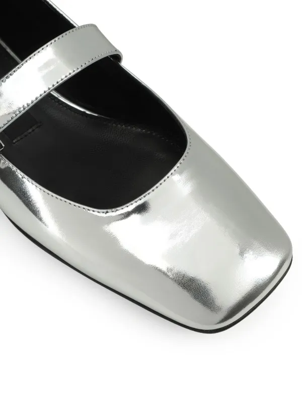 Sergio Rossi Sr Twenty フラットシューズ | シルバートーン | FARFETCH JP