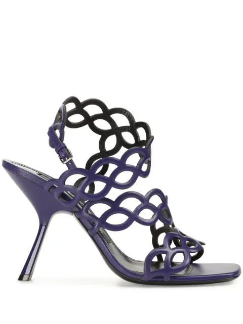 Sergio Rossi sr Mermaid 60mm leather sandals