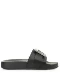 Sergio Rossi sr Jelly crystal-embellished slides - Black