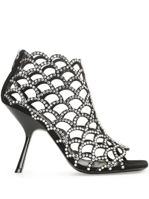 Sergio Rossi sr Mermaid 100mm rhinestone-embellished sandals