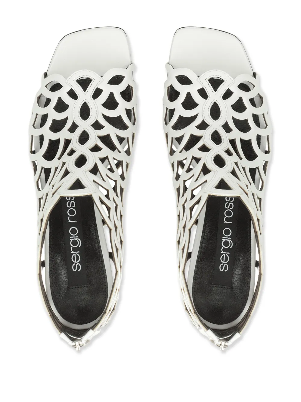 Sergio Rossi 60mm sr Mermaid sandals White