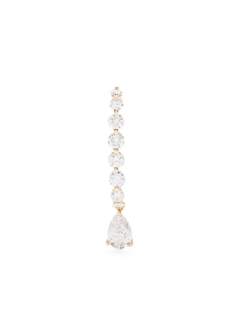 Anita Ko arete ear-cuff en oro amarillo 18kt con diamante