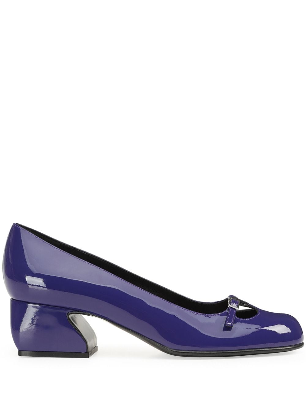 Sergio Rossi Si Rossie 45mm Leather Pumps In Blue