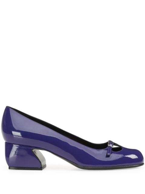 Sergio Rossi Si Rossie 45mm leather pumps
