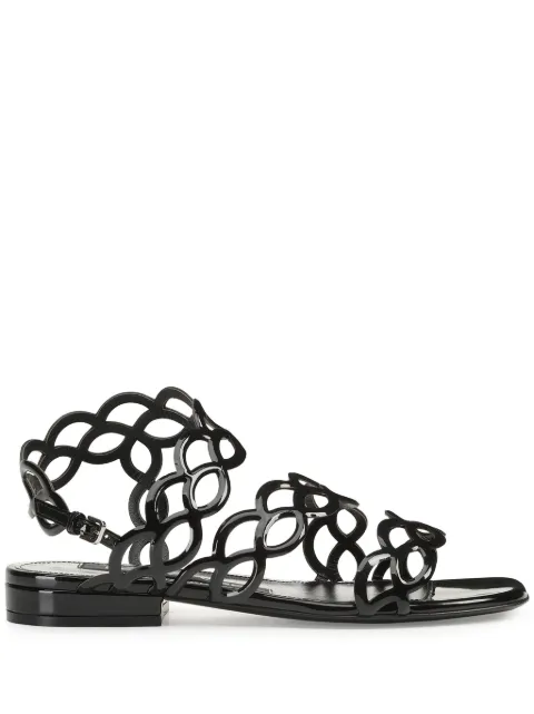 Sergio Rossi sr Mermaid leather sandals B07170MTEV06 - 0