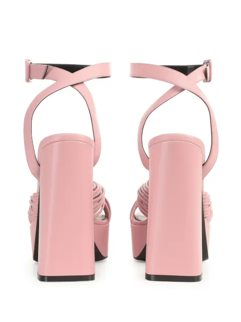 Sergio Rossi Akida leather platform sandals B08420MNAN07 - 2