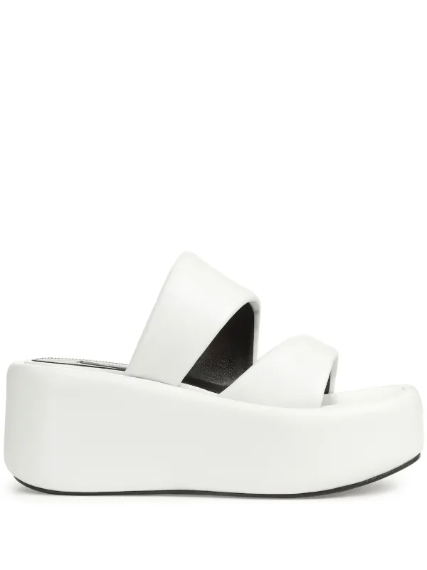 サンダル ブラック フラット: 10mm, sr Jane - Wedges Black