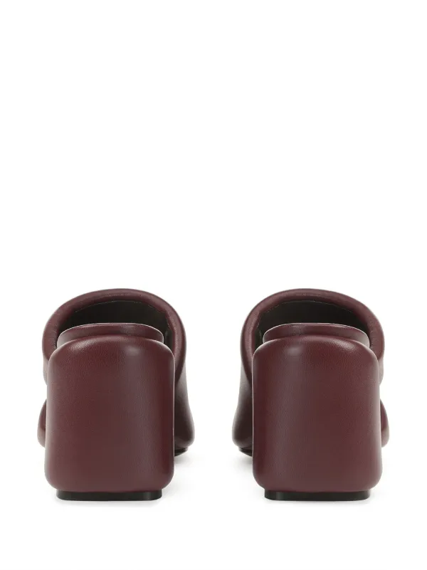 ☆SALE☆【Sergio Rossi】Songy 80mm レザーミュール Sergio Rossi Songy 80mm レザーミュール | レッド | FARFETCH JP