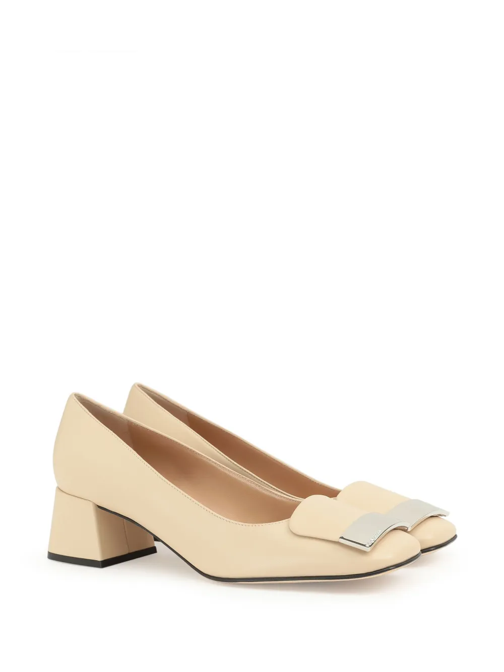 Sergio Rossi Sr1 leren pumps - Beige