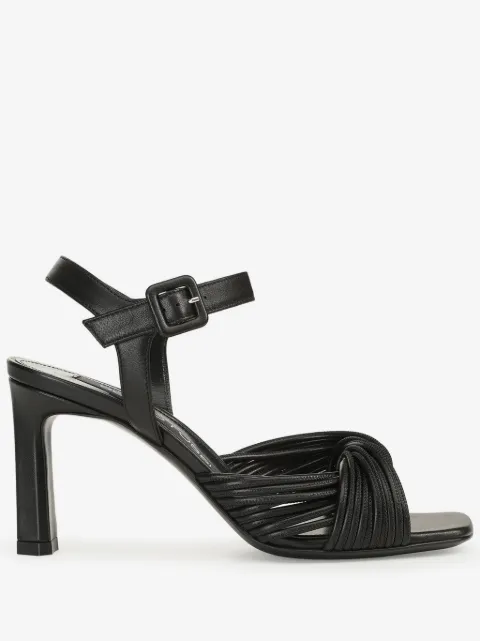 Sergio Rossi Akida twist-detailed leather sandals