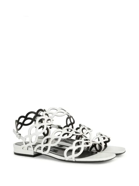 Sergio Rossi Mermaid leather sandals B07170MNAN07 - 1