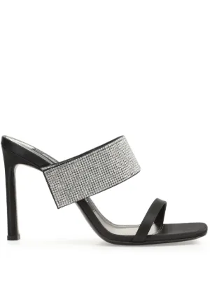 Sergio Rossi Paris 95mm Silk Mules Farfetch