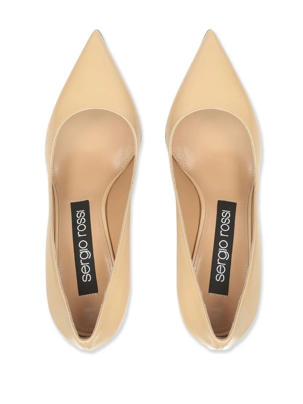 Sergio Rossi Godiva leren pumps Beige