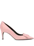 Sergio Rossi leather pointed-toe pumps - Pink